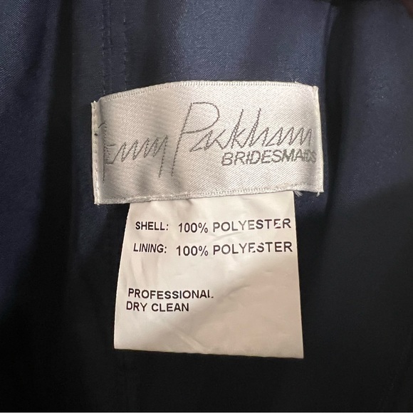 HP π NWT Jenny Packham Midnight Dress Sleeveless Rhinestone Accent - Picture 6 of 6